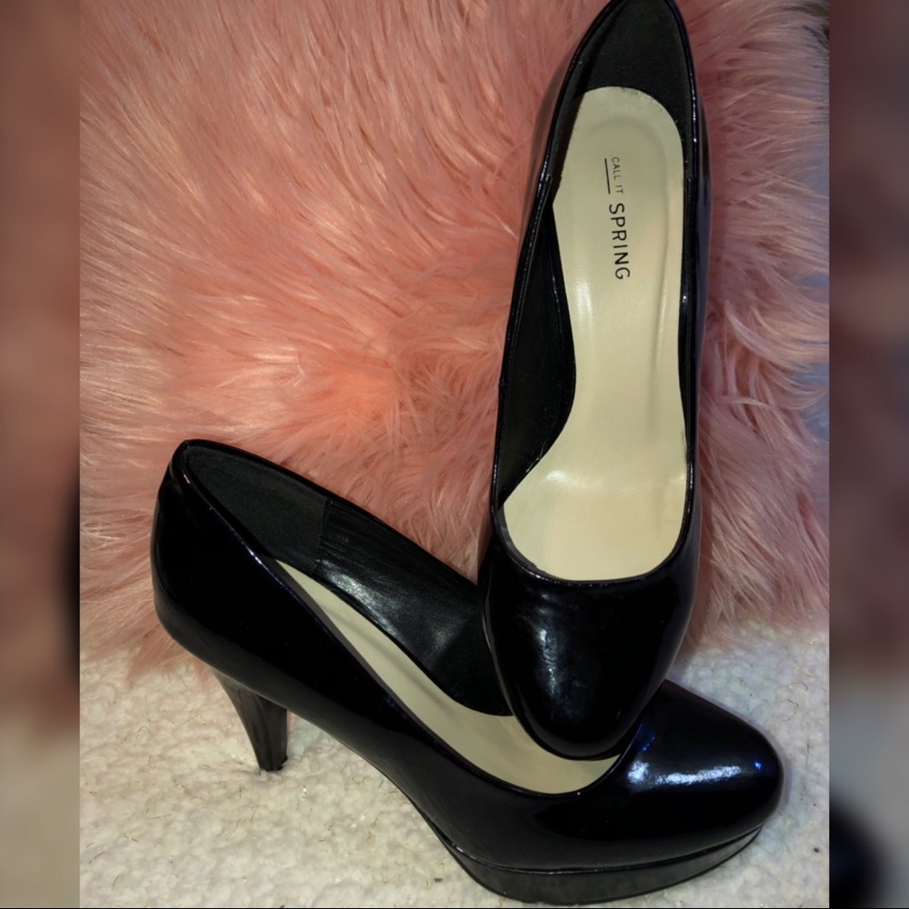 Call It Spring Black Pumps